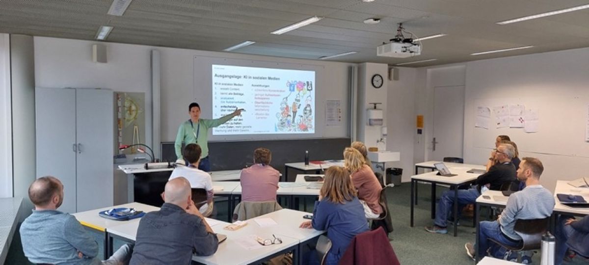Atelier sur l’IA (Photo : Association Suisse des Enseignants de Géographie)