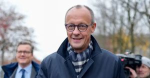 Friedrich Merz smiling